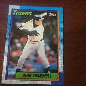 Alan trammel 1990 topps card